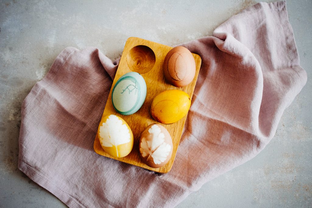 Ostereier natürlich färben