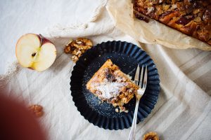 Apfelkuchen mit Krokantknusper