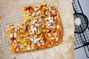 Pfirsich Upside Down Kuchen