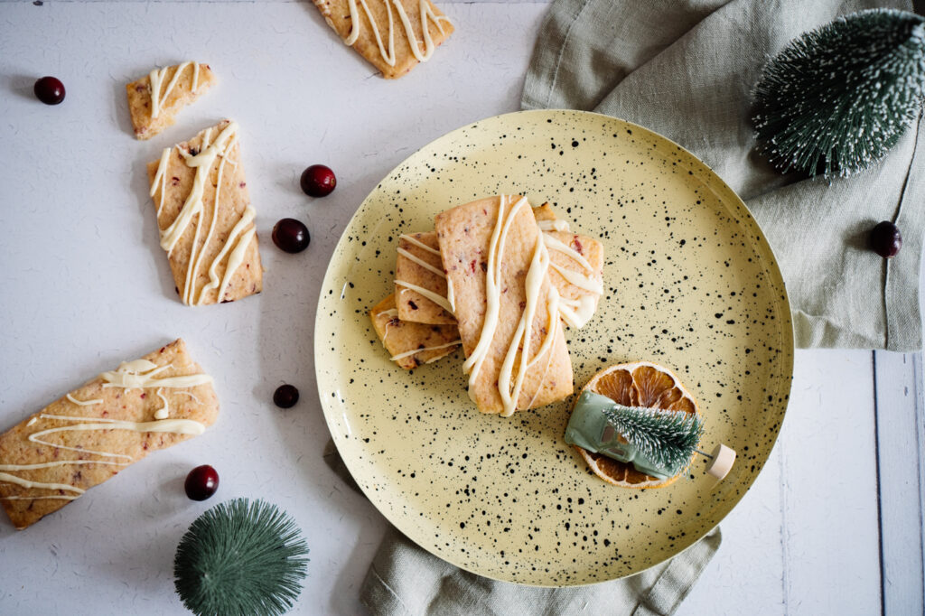 Cranberry Orangen Shortbread