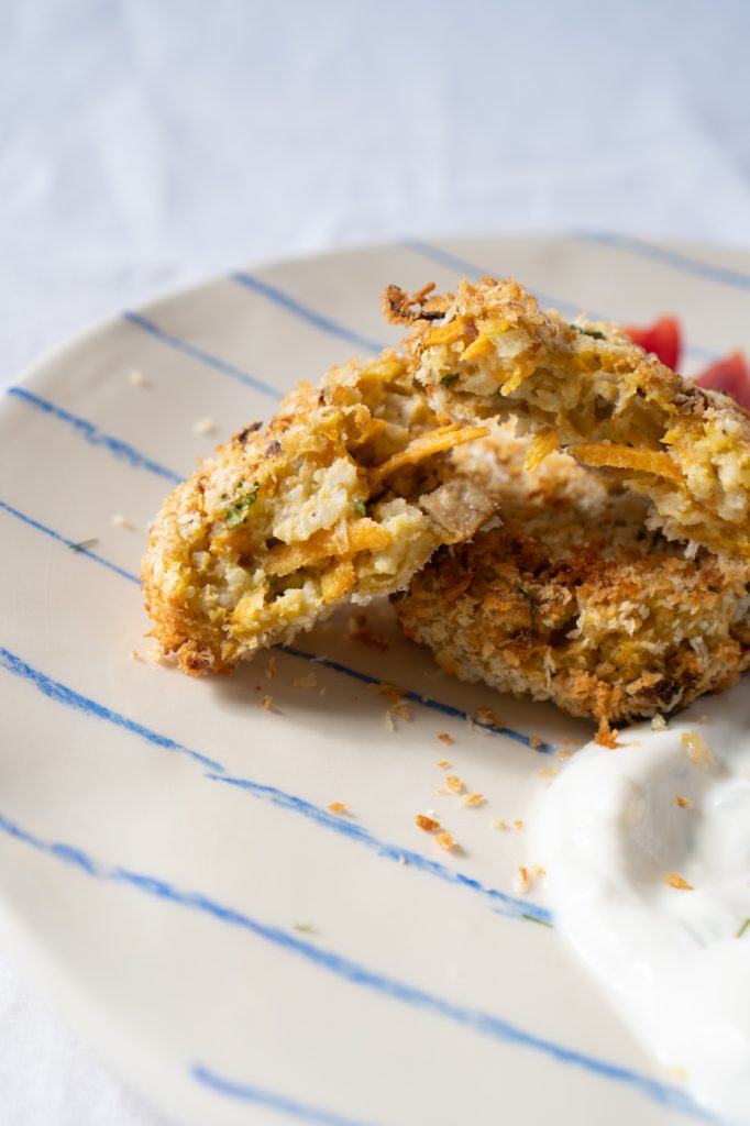 Gemüse-Hirse-Laibchen