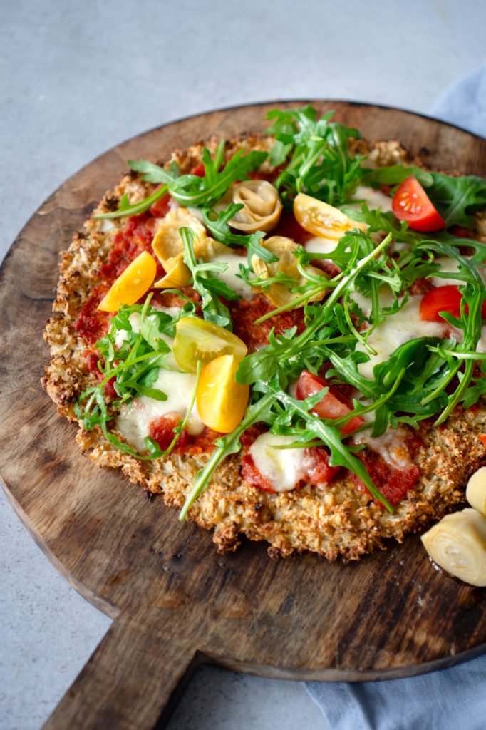 Knusprige Blumenkohl-Pizza