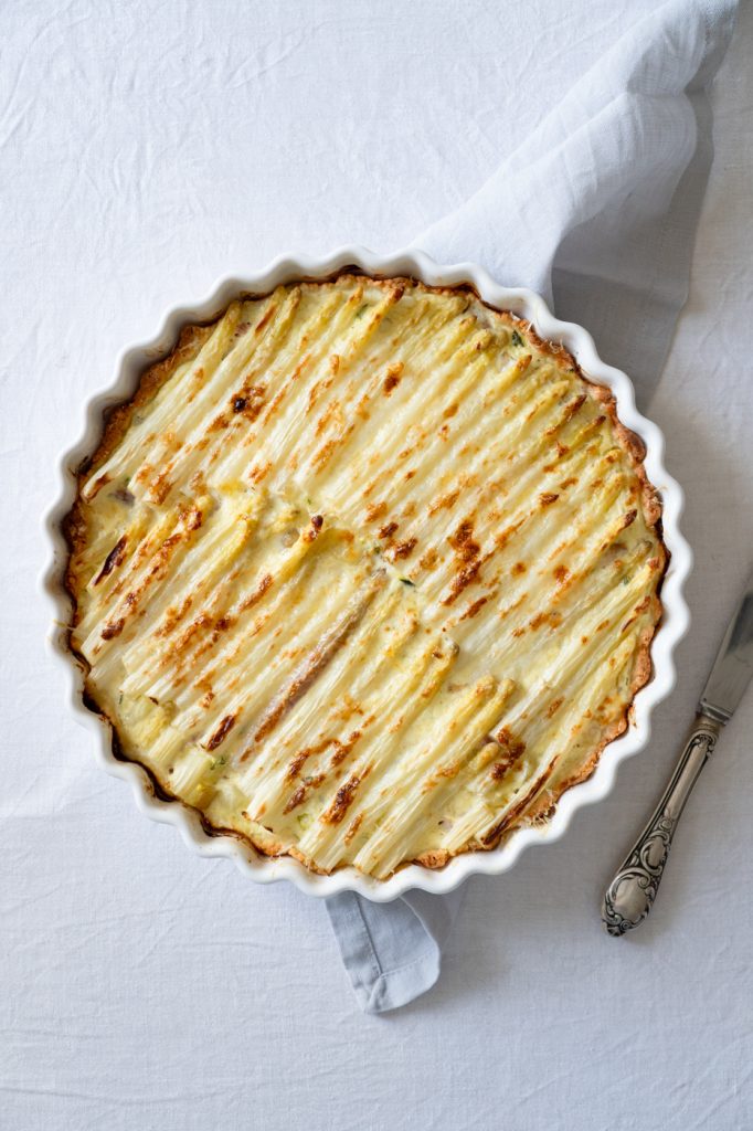 Spargel-Quiche