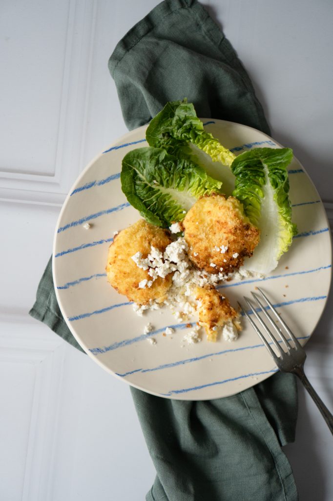 Kartoffel-Bröseltopfen Laibchen