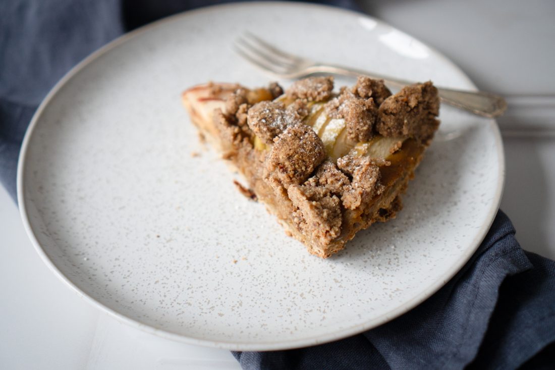 Apfelkuchen ohne Zucker (glutenfrei)