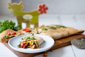 Riesen-Quesadilla aus dem Ofen